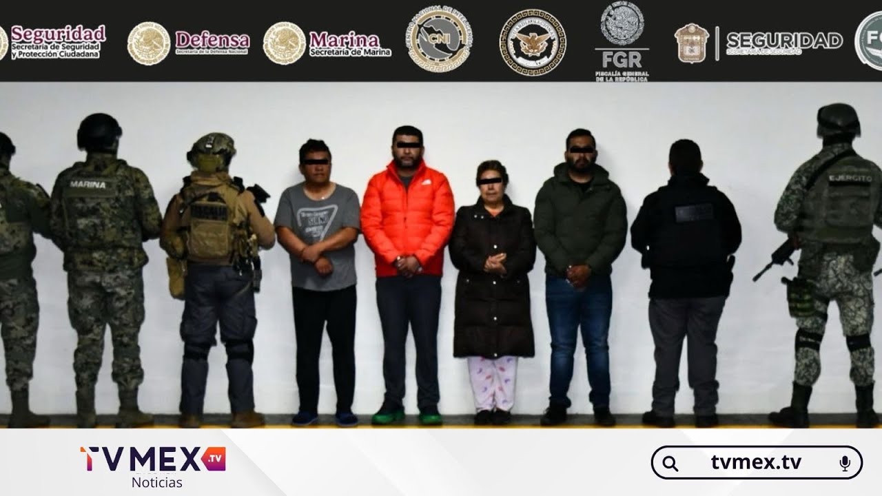 Detienen a cinco investigados en el marco de la operación “Enjambre” en el Estado de México