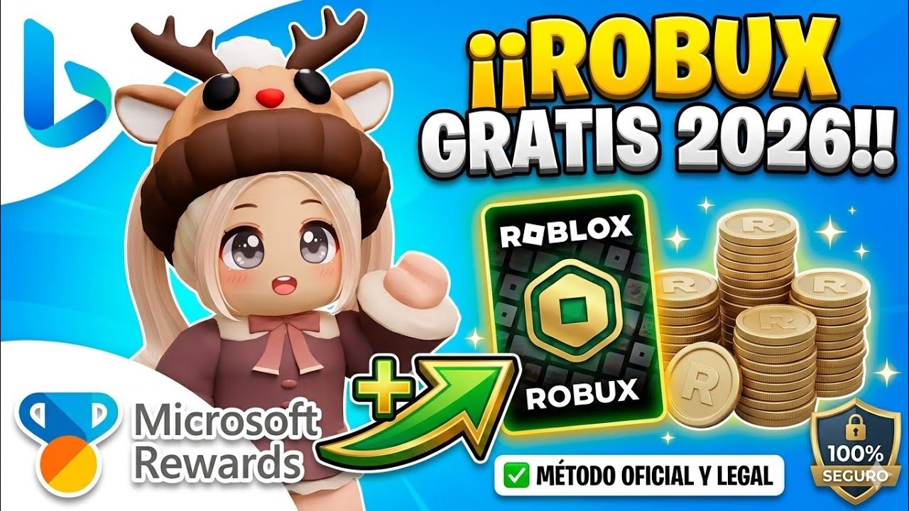 Cómo Canjear ROBUX GRATIS en 2026 (Método LEGAL con Microsoft Rewards y ...