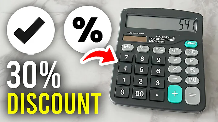 How To Calculate 30 Percent Discount On Calculator - Full Guide
