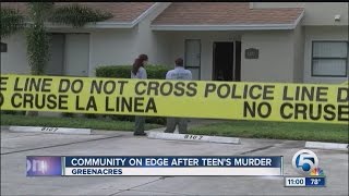 Community on edge after teen's