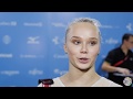Angelina Melnikova (RUS) Interview - 2017 World Championships - Podium Training