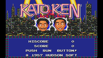 Kato-chan & Ken-chan - Attract Mode (PC Engine CoreGrafx)