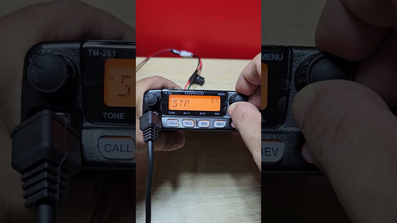 วิธีปรับสเตป Step Kenwood TM281