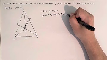 Olympiad Geometry Correlation of Triangle Centers Example 5