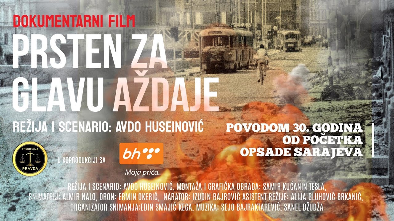 PRSTEN ZA GLAVU AŽDAJE Ring for the head of the Dragon - FILM AVDE HUSEINOVIĆA O OPSADI SARAJEVA