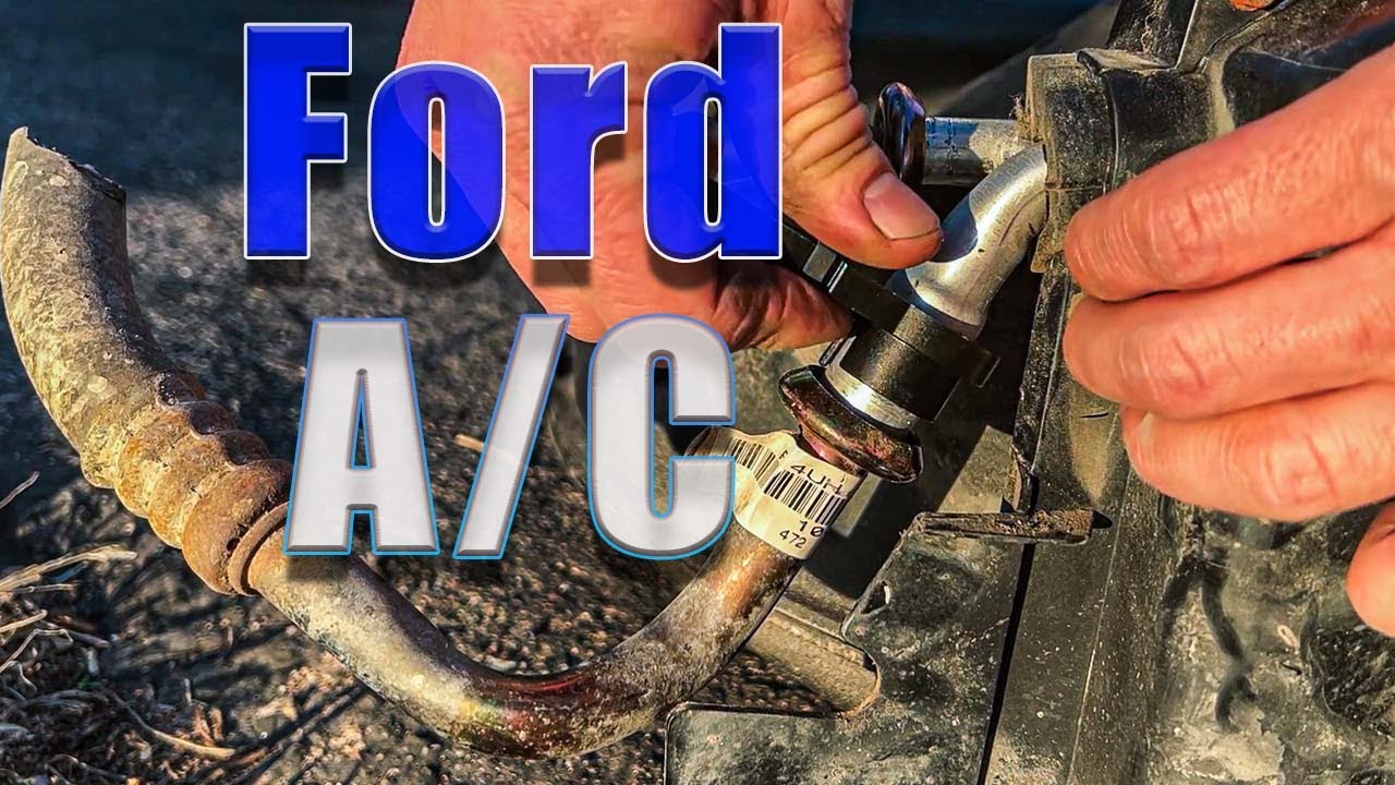 Quickly Disconnect Ford Air Conditioning (A/C) lines How To YouTube