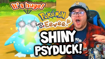CRAZIEST SHINY PSYDUCK REACTION! Pokémon: Let
