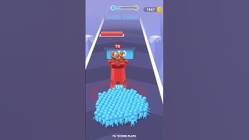 Blue 🔵 Hero Clayman Crowd Count Master Run Lvl 154 #countmaster #shorts #gaming #games