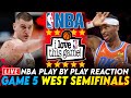 🔴OKC vs NUGGETS - GAME 5  WEST SEMIFINALS │ 2025 NBA Game Play-By-Play Reaction &amp; Scoreboard
