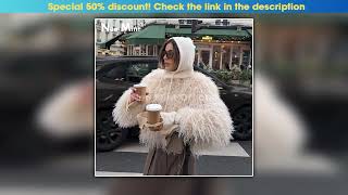 Download Lagu Neo Mint Chic Street Girls Round Neck Faux Mongolia Sheep Fur Coat Women 2025 Winter Fluffy Warm MP3