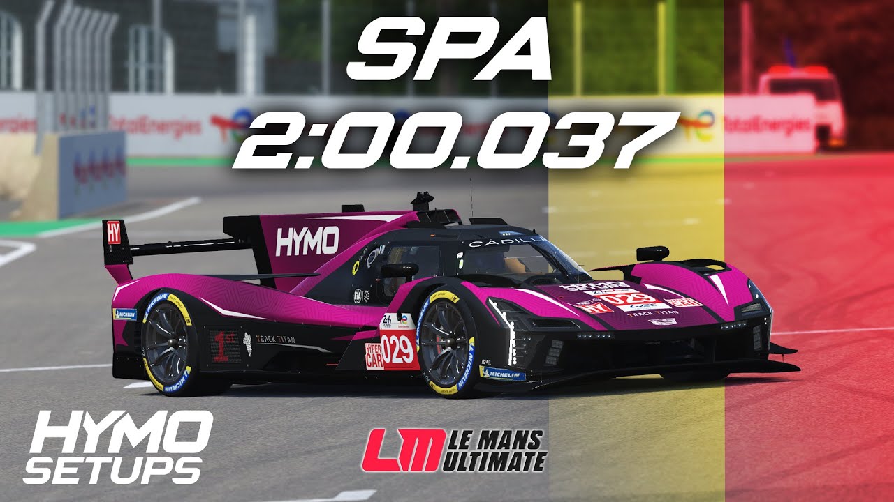 LMU Hotlap | Cadillac V-Series.R @ Spa | V1.2.3 | Le Mans Ultimate