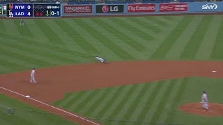 NYM@LAD: Cabrera robs Puig with fine diving grab