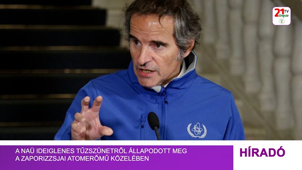 A NAÜ ideiglenes tűzszünetről állapodott meg a Zaporizzsjai Atomerőmű közelében