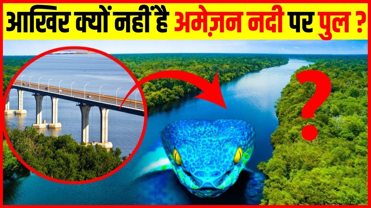 अमेजन नदी पर कोई पुल क्यों नहीं बना आज तक | Amazon River Mystery | Why Amazon River Has No Bridge?