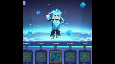 I got cyber sword effect in bed wars [Blockman Go]