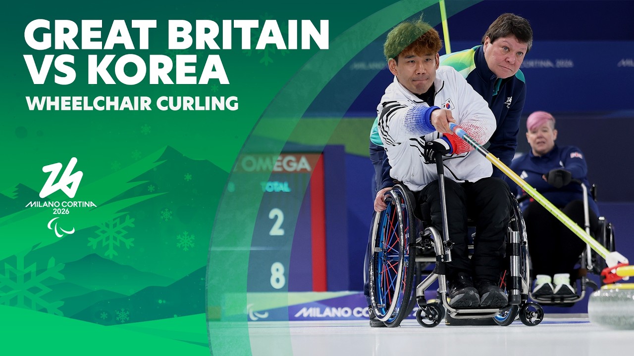 Great Britain 🇬🇧 Vs 🇰🇷 Republic Of Korea - Wheelchair Curling Full Match | Milano Cortina 2026