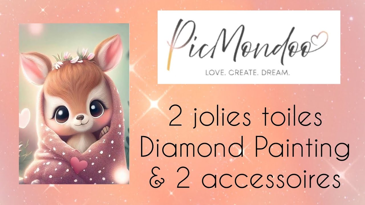 💖 #unboxing #picmondoo 💖 Des jolies choses 💖💖 #diamondpainting 