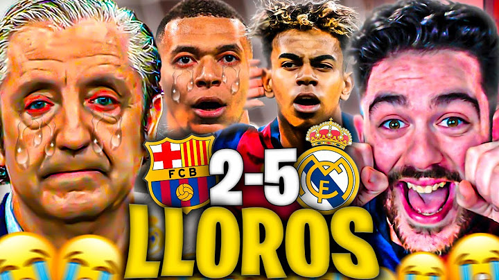 😂LOS MEJORES LLOROS al REAL MADRID 2-5 FC BARCELONA - Ruskii