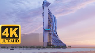 فيديو 3D لـ تصميم فكرة  فندق خمسة نجوم - دبي | Five Stars Hotel Design in Dubai 4K