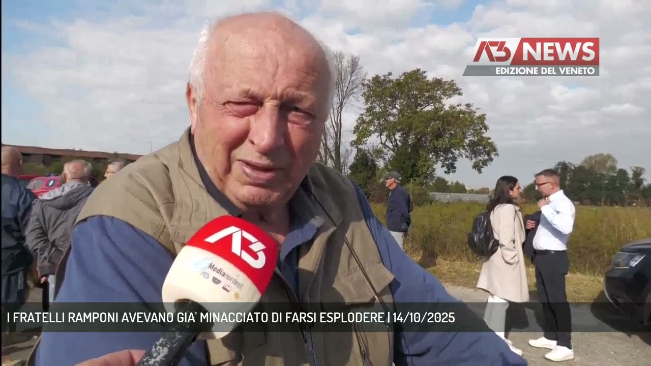 I FRATELLI RAMPONI AVEVANO GIA' MINACCIATO DI FARSI ESPLODERE | 14/10/2025