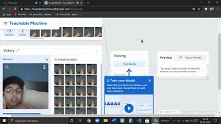 Hand Gesture App on Teachable Machine How to make it.