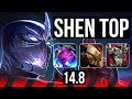 Shen vs mordekaiser top  7320 500 games  na master  148