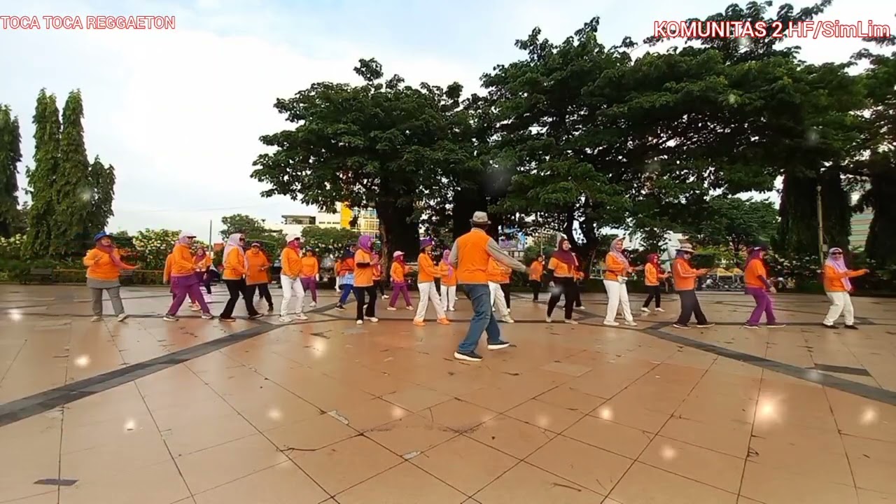 TOCA TOCA REGGAETON.Choreo by: Sawaludin(INA) May 2025.Demo by: KOMUNITAS 2HF/SimLim.Simpang Lima