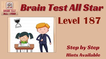 Brain Test All Star Level 187 – Quick & Easy Solution!