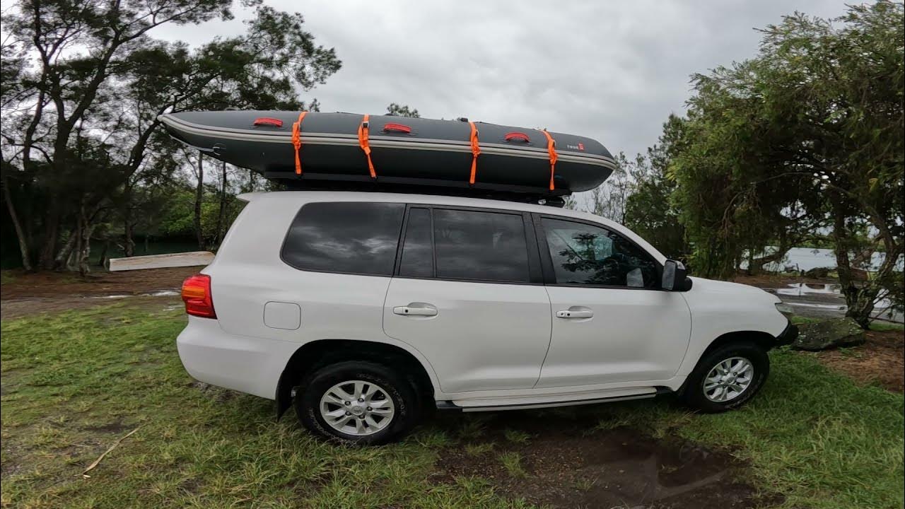 True Kit Inflatable Boat Roof Loaded and Almac motor Trolley YouTube