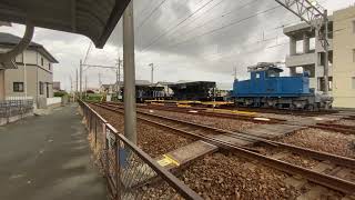 遠鉄2007F+1006F 遠州西ヶ崎駅入線