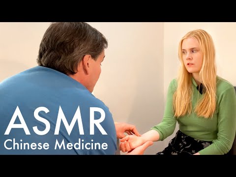 ASMR Chinese Medicine Consultation with acupuncture(Unintentional ASMR, real person asmr)
