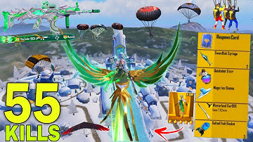 55 KILLS!!😱 IN TWO GAME MY NEW RECORD in NEW MODE🔥Pubg mobile