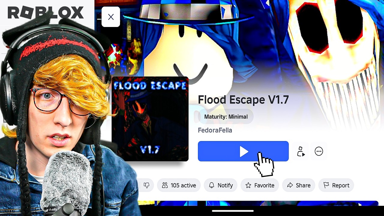THIS ROBLOX GAME HAS A VIRUS (Flood Escape V1.7)