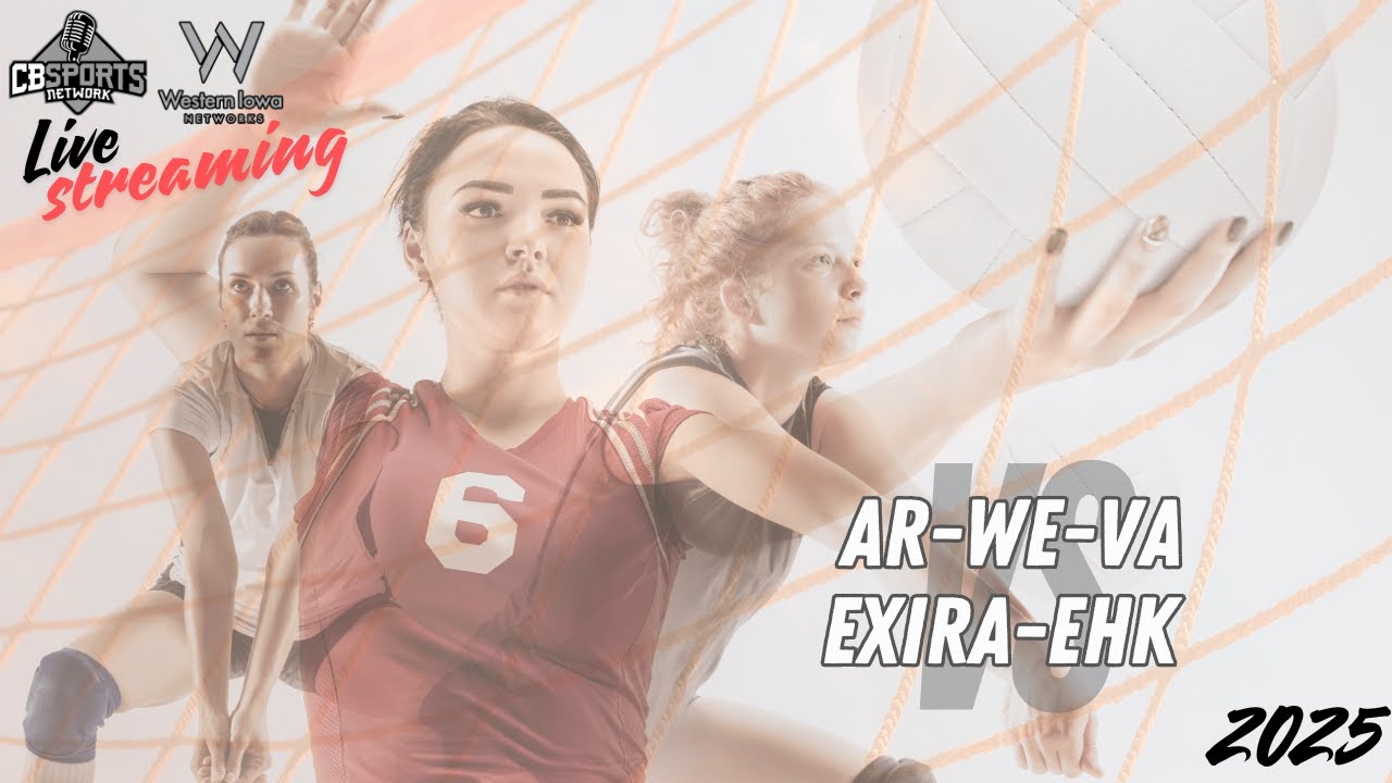 Livestreaming High School Volleyball: Exira-EHK At Ar-We-Va Volleyball 9-25-24