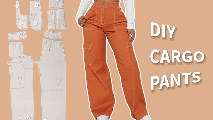 DIY CARGO PANTS // HOW TO SEW: Cargo Pants - Sewing Tutorial #diy #fashion  #sewing 