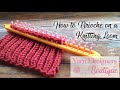 How to Brioche on a Knitting Loom