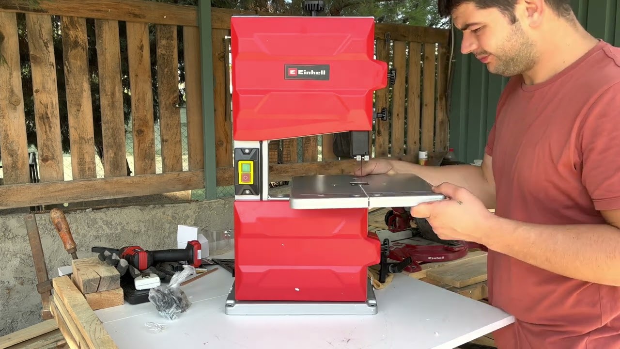 Einhell TC-SB 200/1 şerit testere kutu açılışı ve kurulumu / unboxing and setup