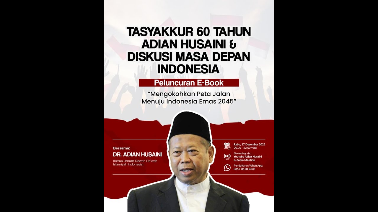 Tasyakkur 60 Tahun Dr Adian Husaini