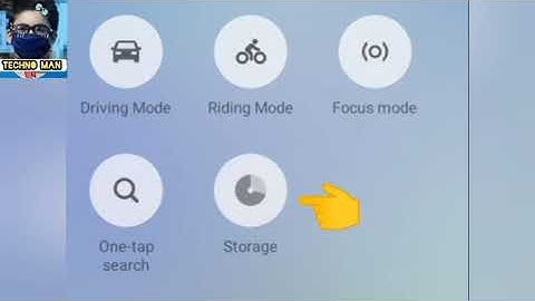How to add storage shortcut to your phone