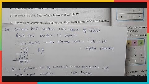 Chapter:7(Ex:24,Qno:6 to 11 )|Multiplication |Ncert Maths Class 3 |Cbse Board