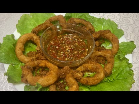 Sotong goreng tepung bersama sos thai | sedap tak ingat