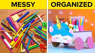 Cute School Supplies to Keep Your Desk Clutter-Free by 5-Minute Crafts Play! 📚