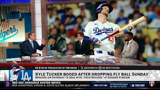 MLB Now talks Kyle Tucker being boo d by Dodger fans after a rough season and dropping a fly ball