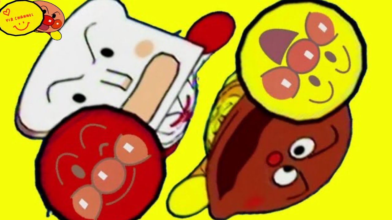 カレーパンマンとしょくぱんまんのダブルパンチ ⭐️アンパンマン 