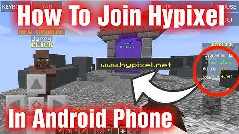 How to join Real Hypixel server in Minecraft pocket Edition On Android Phone By Imperial Gamerz
