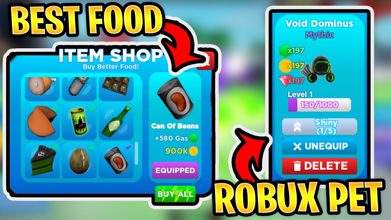 I SPENT *2199 ROBUX* ON THE MYTHICAL DOMINUS PET IN FART SIMULATOR ...