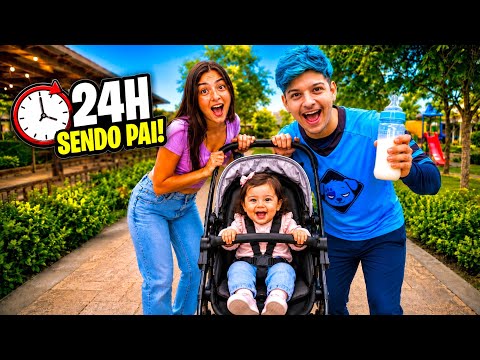 PASSEI 24 HORAS TREINANDO PARA SER PAI!! 
