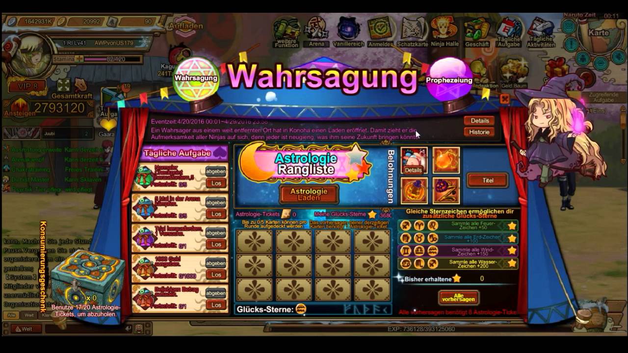 Haus Des Wahrsagers Teil 2 Event 25 04 2016 Go Ninja Naruto