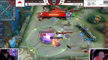 MOMENT KHALED LUKE MANIAC!!! AE VS GEEKFAM MPL S12