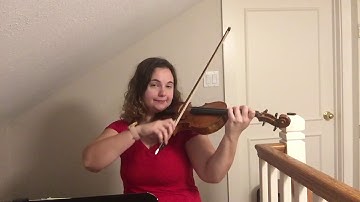 Violin two octave b flat major scale and arpeggio tutorial